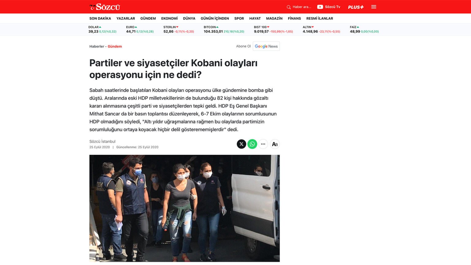 Partiler ve siyasetçiler Kobani olayları operasyonu için ne dedi?